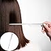 Metal Rat Tail Comb with Metal Pick Stainless Steel Hair Combs Flat Top Fine Cutting Combs Teasing Pin Tail Barber Comb with Parting Tip for Hair Stylist Women Men