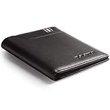 ☸ Caja de Regalo Negra: Una caja de regalo y llavero de cuero viene con la cartera, y esta es adecuada como regalo para hombres, amigos, para cumpleaños, navidades, día del padre, san valentín o aniversarios.