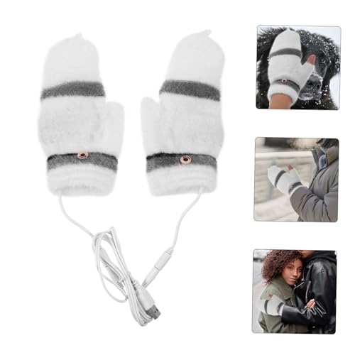 Guantes calefactables USB Holibanna para rutas de ciclismo y esquí 6