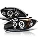 SPEC-D TUNING 2LHP-ELP06JM-TM Black Projector Headlight (Halo Led)