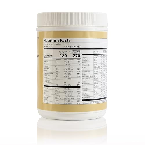 GoTrim Nutrition Shakes - Creamy Vanilla, High Protein, Meal Replacement Shake with 19g Protein & 10g Fiber, Ready to Drink, Gluten-Free, No Added Sugar, 14 Servings