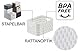 Rotho Country 3er-Set Aufbewahrungskiste 2l in Rattan-Optik