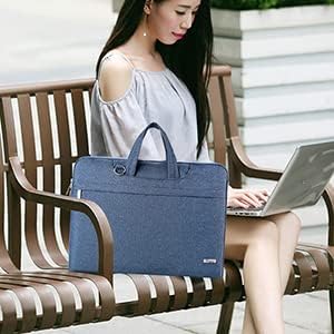 Image of Voova 14-17.3 Inch Women Men Laptop Sleeve Shoulder Bag Waterproof Carry Case
