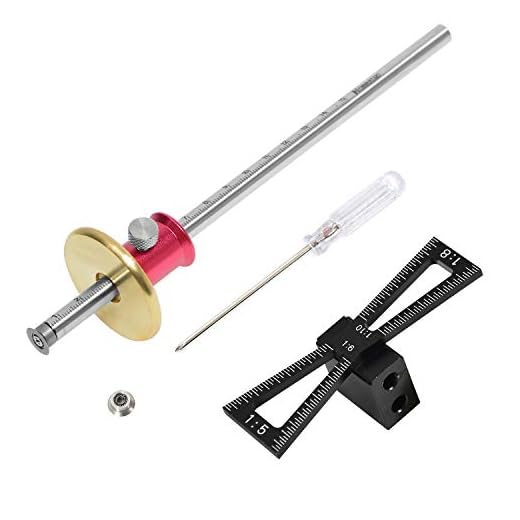 Newkiton Dovetail Jig Wheel marking Gauge Set with 1 Bearing Wheel Cutter 1 Locked Up Wheel Cutter 1 Screwdriver