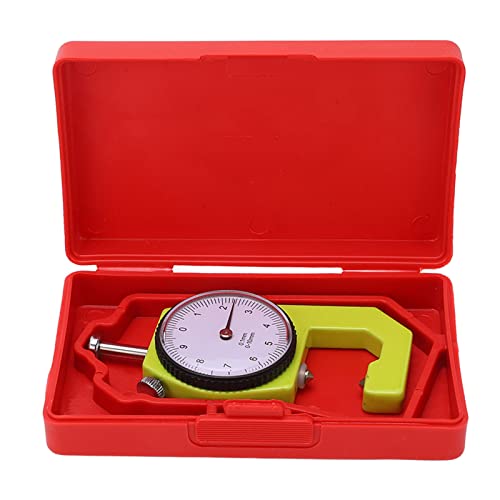 Thickness Gauge, herramienta de medición con resolución de 0.1 mm y rango de medición de 0 a 10 mm, medidor de grosor con superficie de carburo miniatura 6
