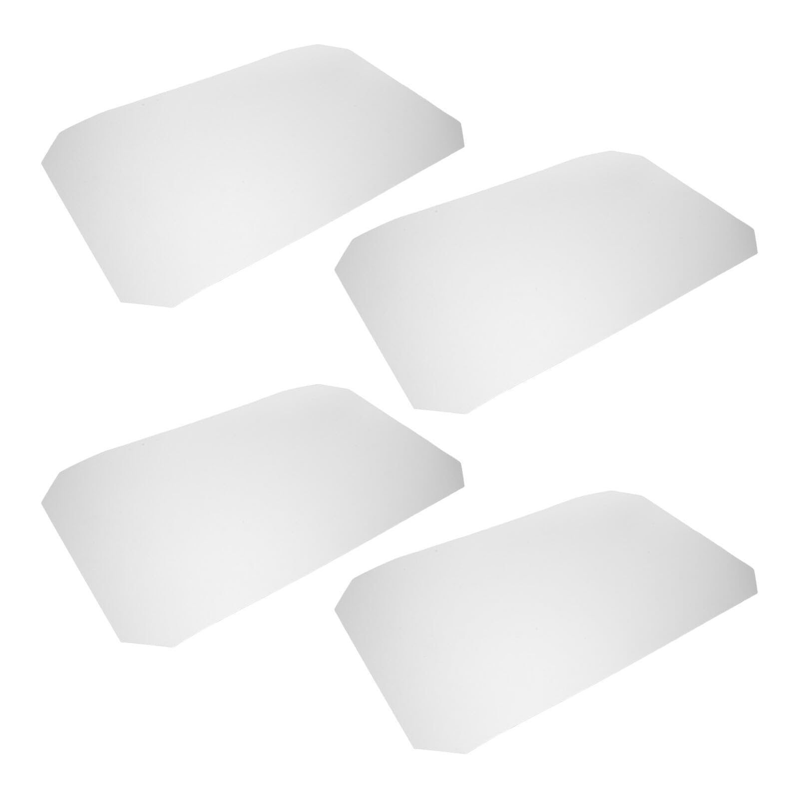 Protectores de estantes Mikikit antideslizantes de plástico PP para organizar despensas