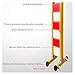 Industrial Expandable Metal Barricade, Mobile Barricade，Folding Barricade Barrier with Wheels Mobile Insulated Telescopic Tubular Post Traffic Fence Flexible Crowd Control