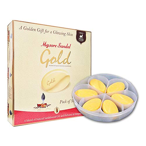 Mysore Sandal Gold Sixer, 125 - Pack of 6