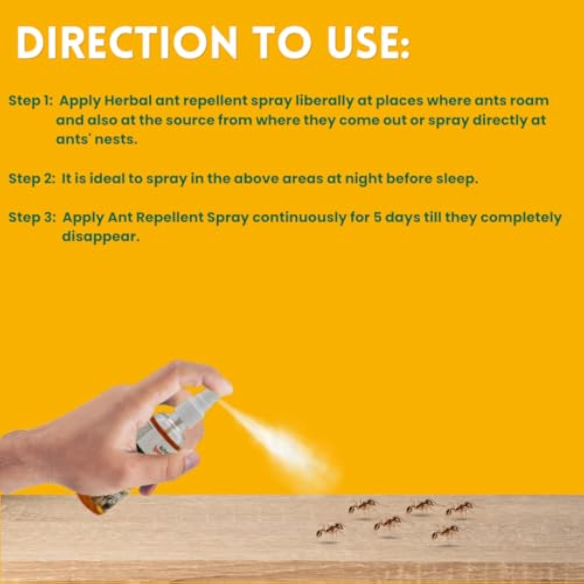 SHUU Ant Repellent Spray 100ml Pack of 2