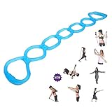 Mastere - Banda elástica de resistencia de 7 anillos, banda de terapia física (azul)