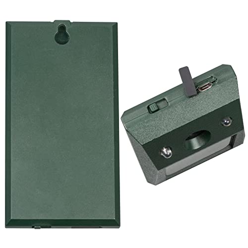 GARDIGO® Solar Tierabwehr Basic I Vertreibt Hunde, Katzen, Mäuse, Ratten und Wildtiere I Tiervertreiber mit weißem und rotem LED Blitzlicht