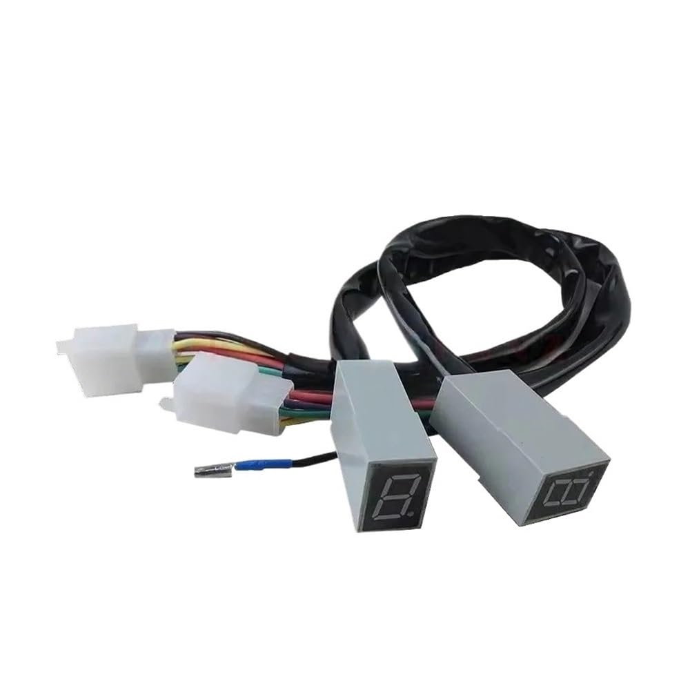 Indicatore Digitale di Marcia per Moto, 4 o 5 Marce, 100cc, 110cc, 125cc, 150cc, 200cc. Indicatore Digitale di Marcia per Moto e Scooter, Display, sensore Leva Cambio, 5/6 Fili (5 Marce 125 150 200).