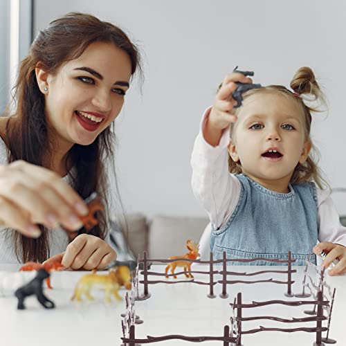 TOYANDONA 60-Teilige Figuren/Pädagogisches Zen-Gartenstall Simulationsspielzeug/Geschenke Tiere Zaun Miniatur Scheune… – Bild 4