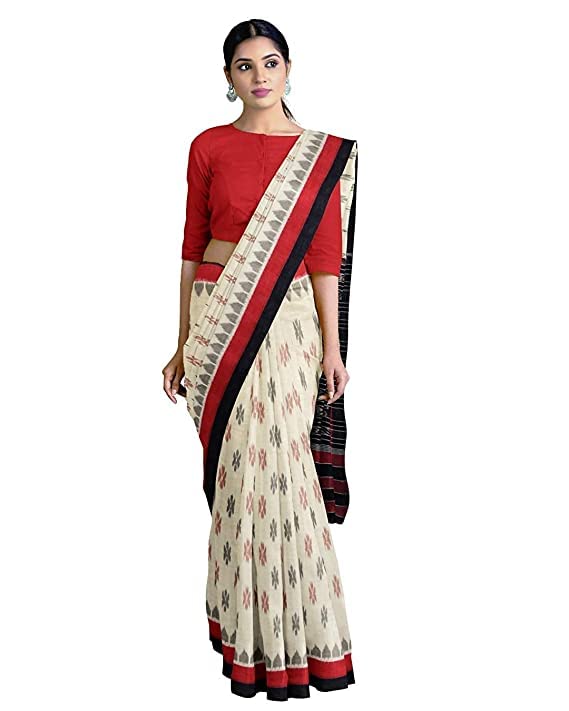 Buy NUAPATANAPATA Odisha Sambalpuri Handloom Women's Cotton Saree