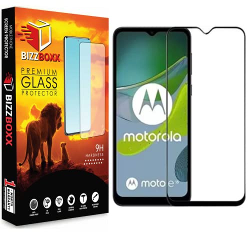 Image of MOTOROLA e13 Tempered Glass | DuraGlass & Anti Explosion | Full Screen Coverage-Edge to Edge | 9H Hardness | With Easy Installation Kit (Pack of 1)