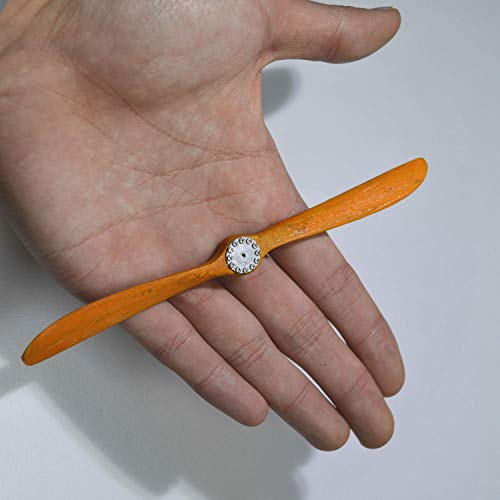 Model aeroplane wooden propeller, 138 mm long, for slow flyers to build yourself from wood - Image 3
