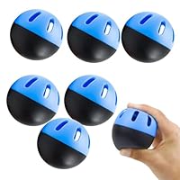 Changyeah Baseball-Übungsbälle,6 Stück Unmarkierte Baseball,Multifunktionales Schlagzubehör mit hoher Dichte,Soft Filling Training Verschleißfeste Base Ball Outdoor-Ausrüstung,für Erwachsene