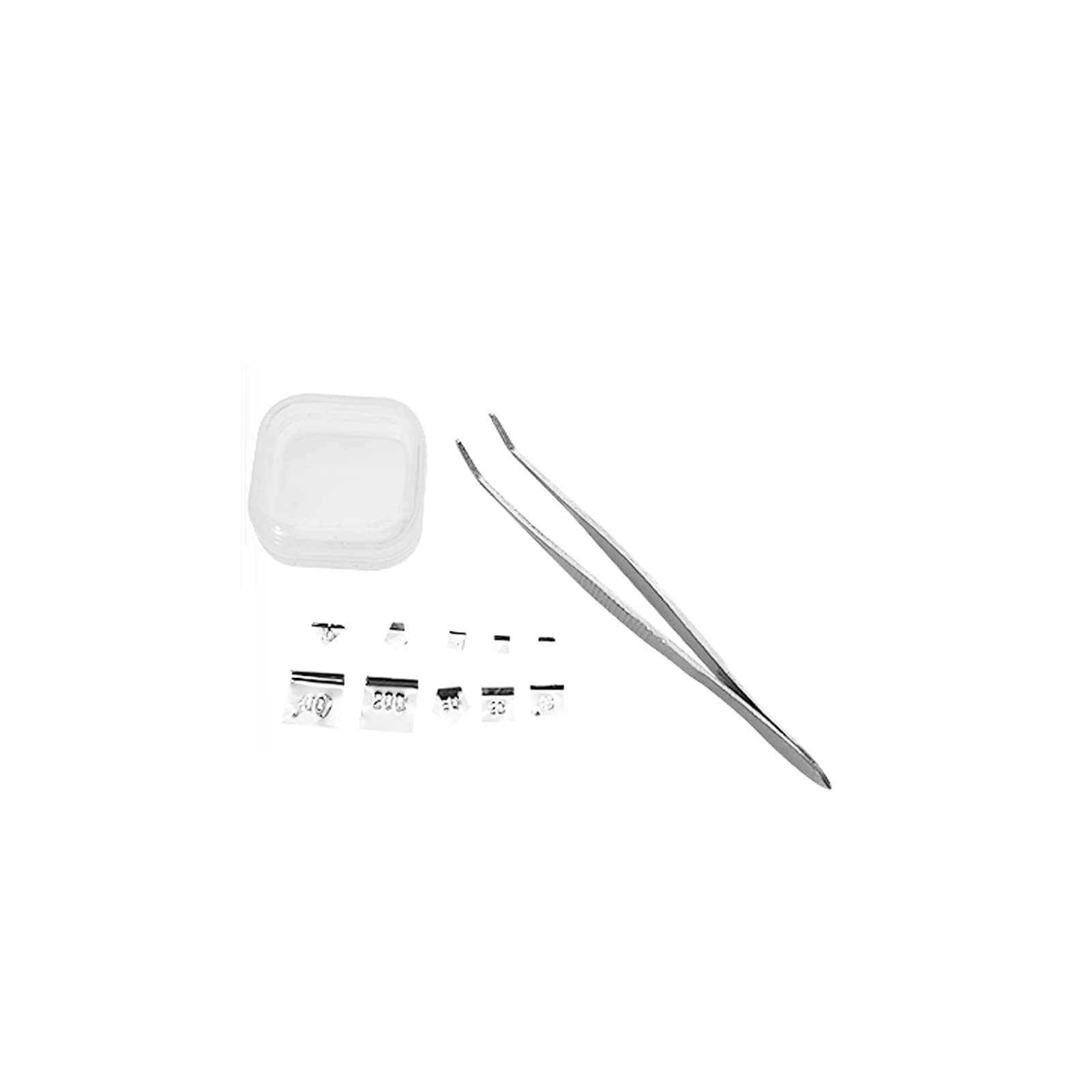 Calibration Weight Sets high Precision Non-Magnetic Stainless Steel Standard Weight Set Grade E2 1mg -500mg