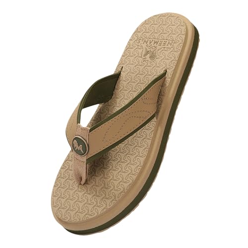Image of Neeman's Eco Fluffy 2.0 othro slippers for men | Soft Comfortable & Stylish Flip Flops | lightweight | Anti Skid | Arch support daily use chappal