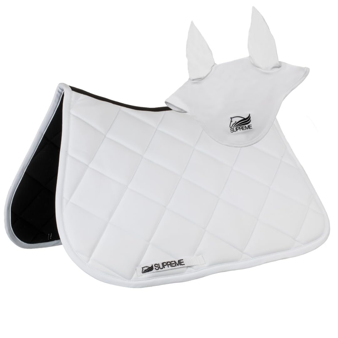 Equivalence Kit Sottosella da Salto con Cuffietta, Tessuto Tecnico, White