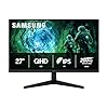 SAMSUNG Monitor para juegos Odyssey G5 G53F QHD de 27″, HDR10, frecuencia de actualización de 200Hz, panel IPS, AMD FreeSync Premium, ecualizador negro, interruptor de fuente automática