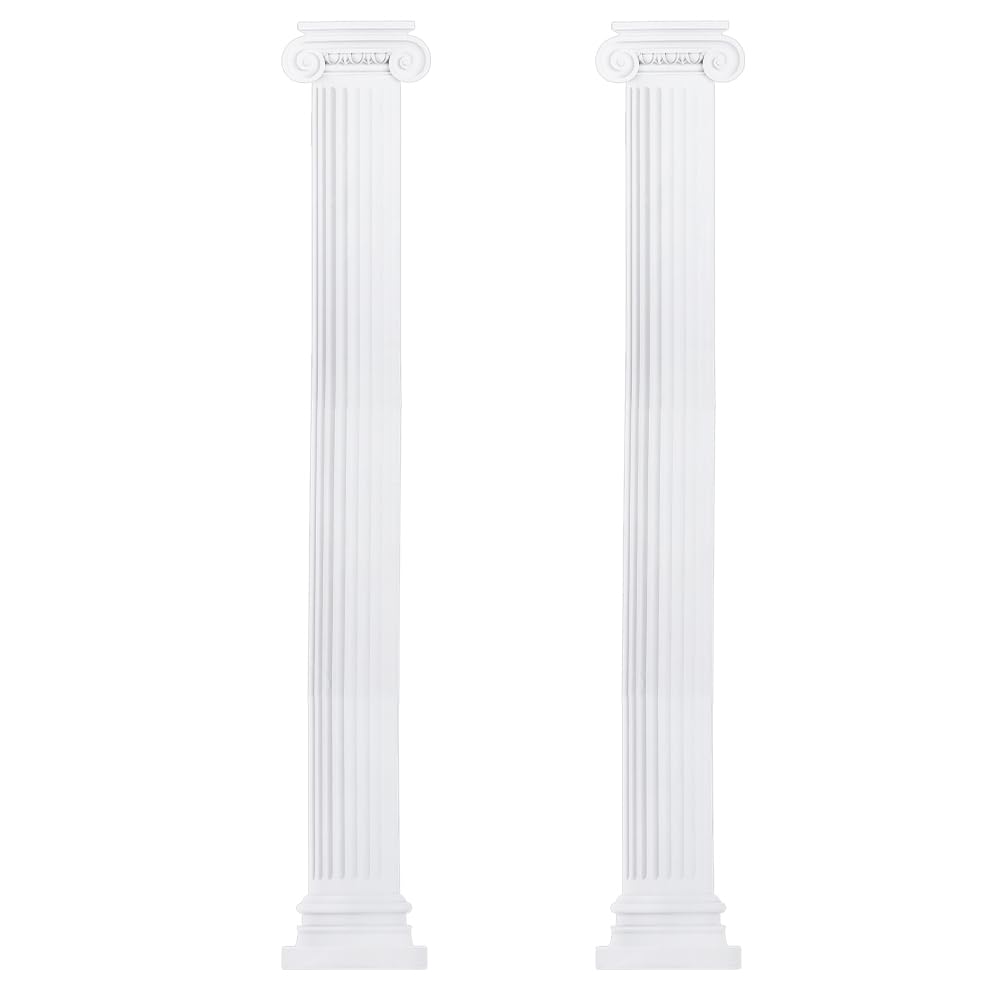 arricraft 2 Pack Greek and Roman Column Wall Stickers, Pillars Cutouts Greek Party Decorations Medieval Renaissance Mural Stickers for Wedding Birthday Party Decorations