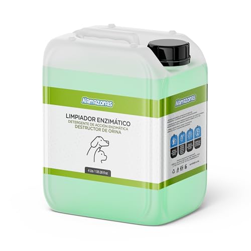 La Mejor Lista de Seguridad y limpieza disponible en línea para comprar. 41 Limpiador Enzimático Destructor De Orina 4L | Elimina Manchas y Olores De Mascotas | Seguro Para Hogar y Superficies | Limpieza Profunda Sin Cloro Ni Tóxicos | Fórmula Avanzada