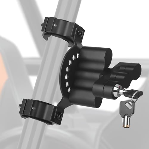 Chelhead UTV Gas Can Roll Bar Pack Mount with Key Lock for 1-2