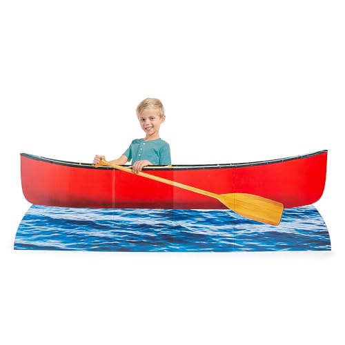 Rocky Beach VBS Canoe Cardboard Cutout Stand-Up, Vacation Bible School 2024