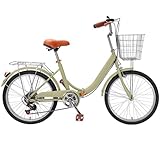 YSACJFD Bicicleta Plegable de 22 Pulgadas, Estante de