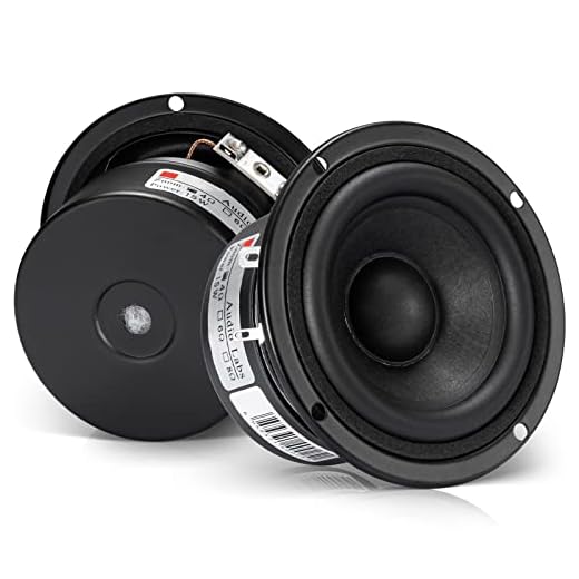 Facmogu 3 inch Tweeter Speakers HiFi Full Range Woofer Loudspeaker, 2 PCS 4 Ohm Anti-Magnetic Speakers for 2.0/2.1 Boom Box Satellites Speaker DIY (4Ω)