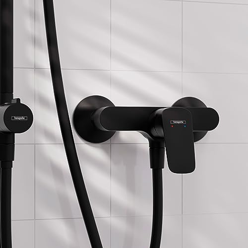 Hansgrohe 71600670 Logis Single Lever Shower Mixer for Exposed Installation matt Black - Image 2