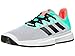 adidas SoleMatch Herren Tennisschuh Bounce Shoe, Weiß/Schwarz/Semi Mint Rush, 42 EU