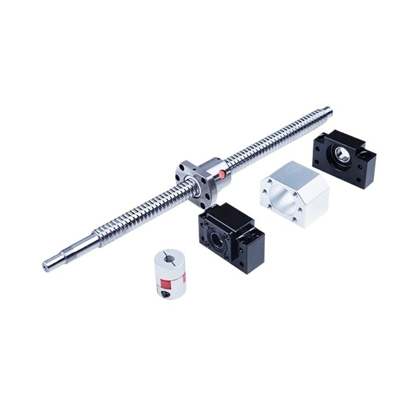 SFU1610 Ball Screw Set L1100mm +Linear Rails 2pcs HGR20 Square Guide+4pcs HGH20CA /HGW20CC Carriages Blocks for CNC Machine(SFU1204 HGW15CC,350mm)