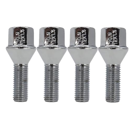 Pernos rueda coche M12x1.5 para Serie 3 E21 de 1975 a 1983 kit de 4 tuercas de 26mm
