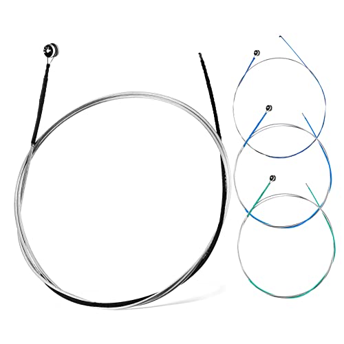 VINTORKY ユニバーサル小提琴弦 スチールコアニッケルメッキボールヘッド