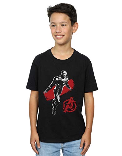 Marvel Boys Avengers Endgame Mono Iron Man T-Shirt Black 5-6 Years
