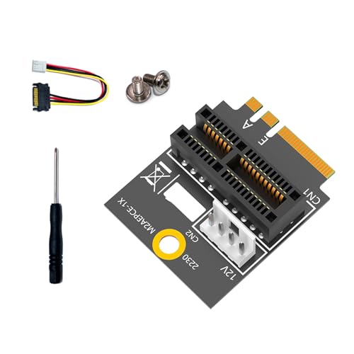 2230 Key A+E auf PCIE 1X Adapterkarte PCIE 1X Slot zu Key A+E Konverter Risers Card 4Pin Netzteil Computer Erweiterungsplatine