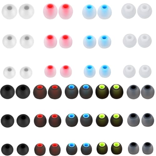 54Pcs Earbud Replacement Tips,Ear Bud Rubber Tips...