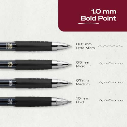 Image of uniball 207 Gel Pens, Blue Ink, 1.0mm Bold Point, Retractable, 12 Count, Smooth Writing, Fraud-Resistant, uni Super Ink