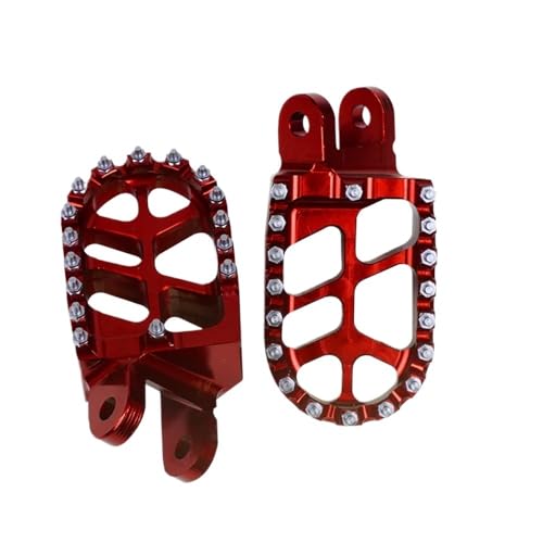 Repose-pieds Transalp 600 XL600V en aluminium rouge résistant pour moto vintage