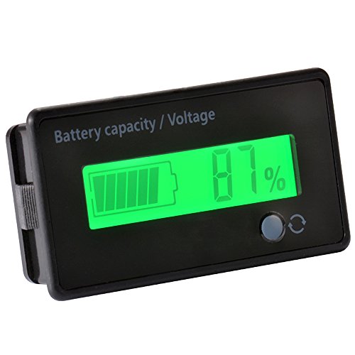 Washati® Spannungs- & Kapazitätsanzeige 8-70V für 12V/24V/36V/48V Blei oder (3S-15S) Lithium Akkus Cover