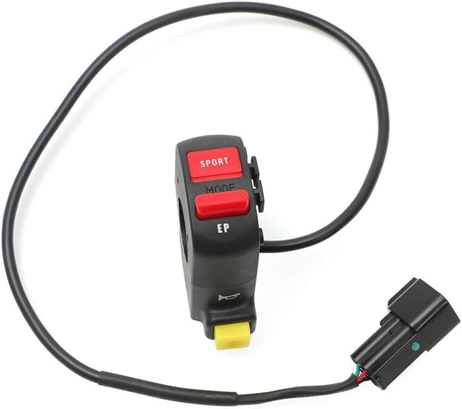 FSFY Motorcycle Handlebar Control Switch, Left Handlebar Mount Combination Switches with Horn, Engine Ignition Stop Switch for Sur-Ron Surron Light Bee Off Road Bike 2018 2019 2020