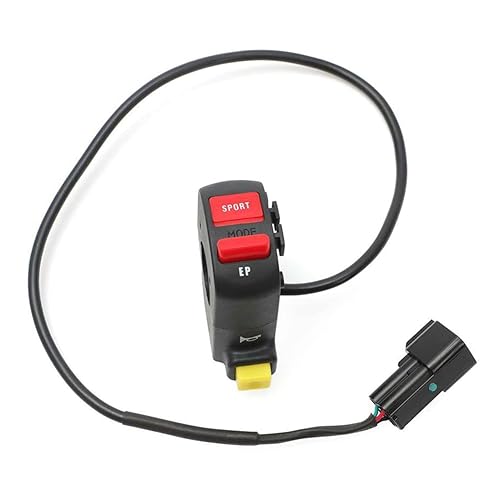 GZYF Interruptor de bocina de manillar, control de señal de control de manillar del lado izquierdo de la motocicleta, interruptor de control de