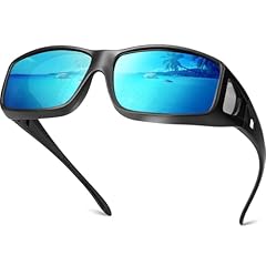 Blue Mirrored Lens / Textured Black Frame