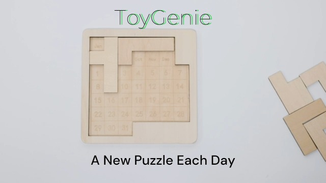 XHDAI Calendar Puzzle - Daily Calendar Puzzle Wooden,365 Days Date