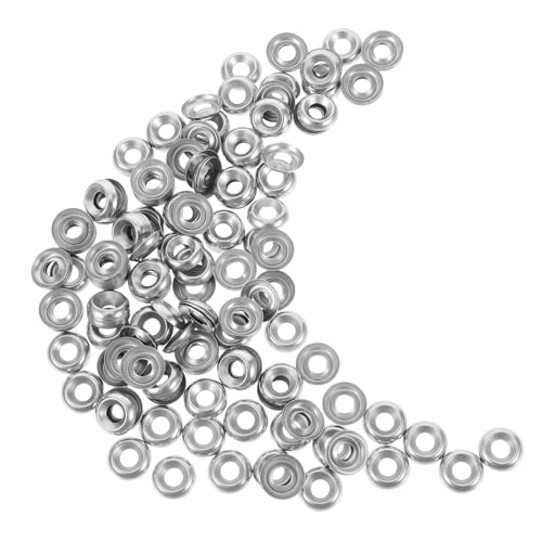LAPYAPPE 200pcs Stainless Steel Concave and Convex Gasket Rugged Fisheye Cup Washers for Enhanced Stability Automotive Plumbing and Industrial Applications