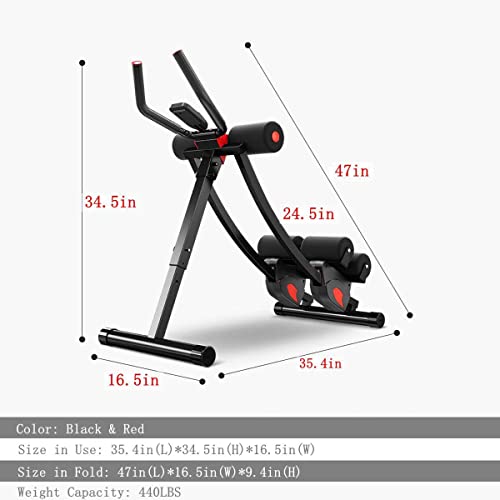 Ab Trainer for Home Gym: Fitlaya Fitness Adjustable and Foldable