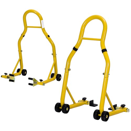 Motorcycle Stand Lift - 900 LBS Front & Rear Combo Universal Motorcycle Stands,Dirt Bike Stand Compatible With Sport Bike Most Y aMaha H onda K awasak