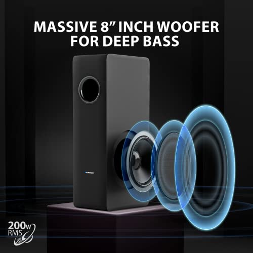 Compare Blaupunkt Newly Launched SBW250 200W Soundbar I 8 Inch